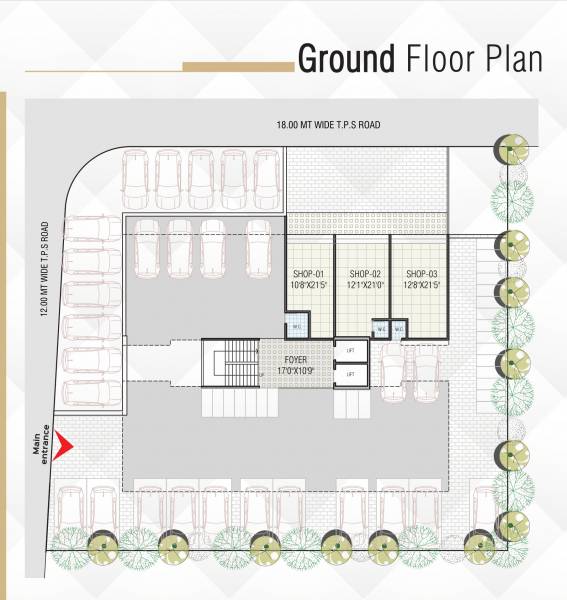  residency Residency Cluster Plan For Ground Floor