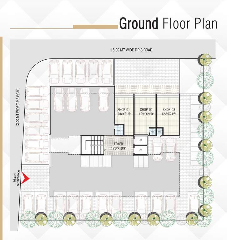  residency Residency Cluster Plan For Ground Floor
