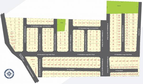  mahalakshmi-nagar Layout Plan