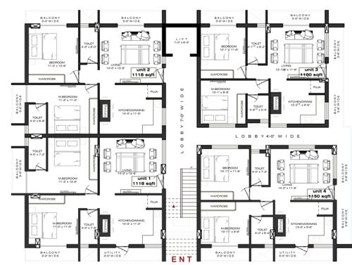  guru-krupa-nilaya Cluster Plan