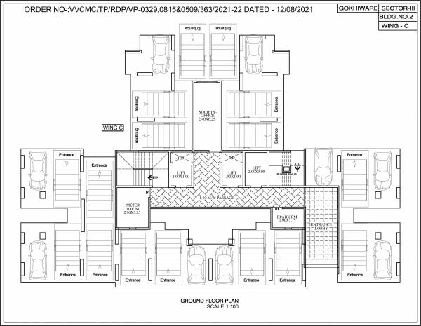  samaira-residency Wing C Cluster Plan