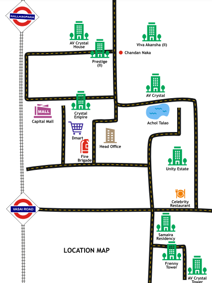  samaira-residency Location Plan