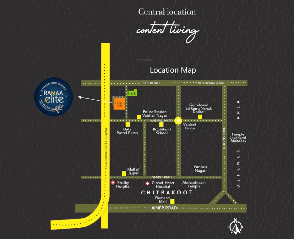  ramaa elite Location Plan