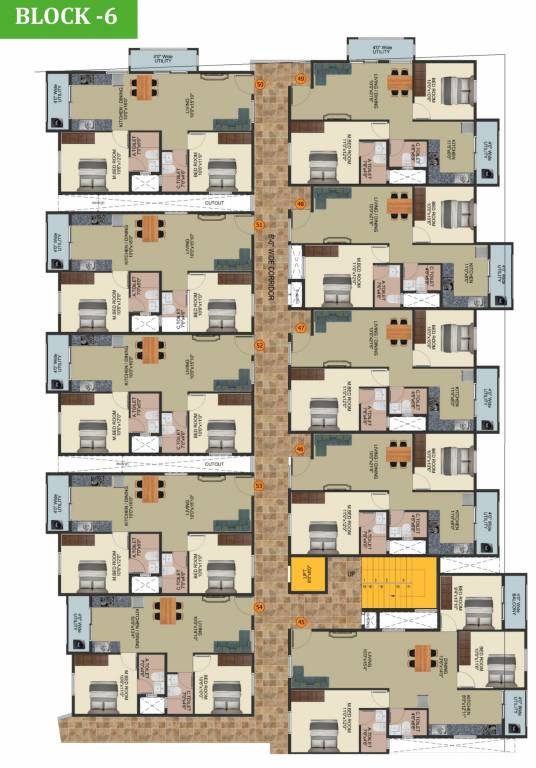  spoorthi Block 6 Cluster Plan
