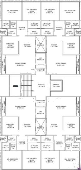  embe opulence Tower A Cluster Plan