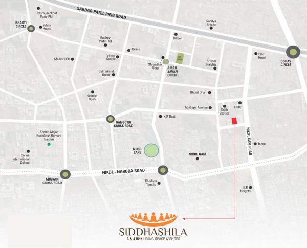  siddhashila Location Plan