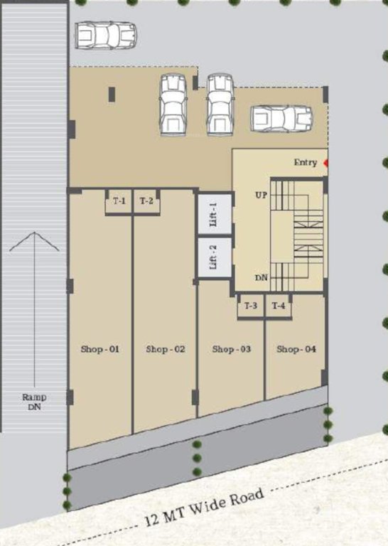  shrey elysium Shrey Elysium Cluster Plan for ground Floor