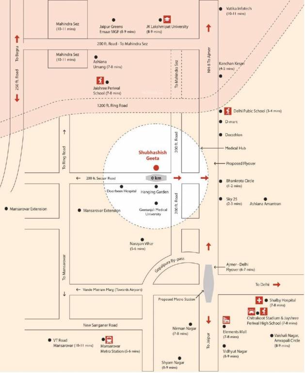  geeta phase iii Location Plan