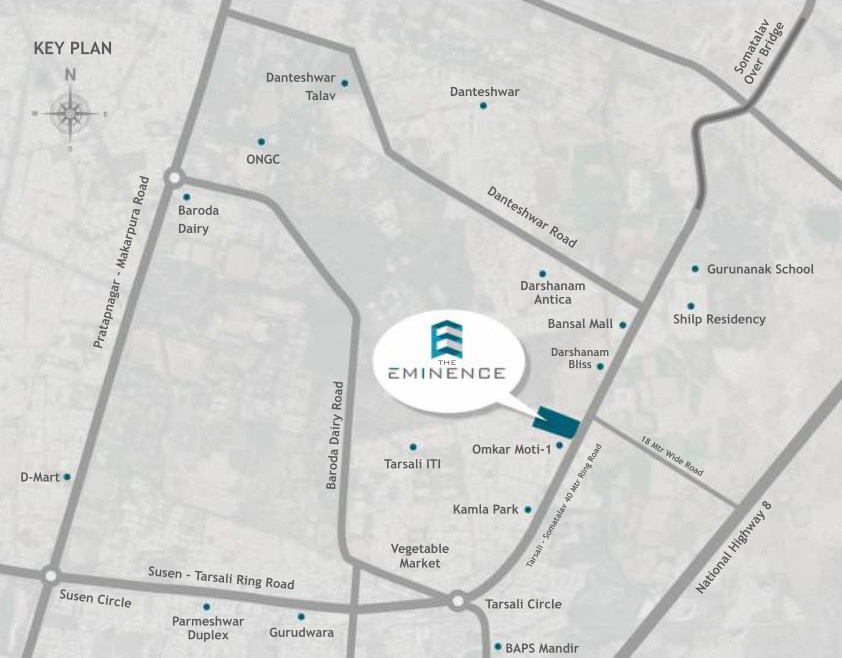  the eminence Location Plan