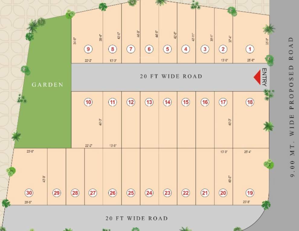  shivkrupa residency Layout Plan