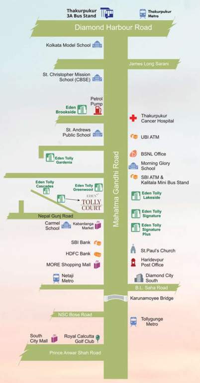  tolly court Location Plan