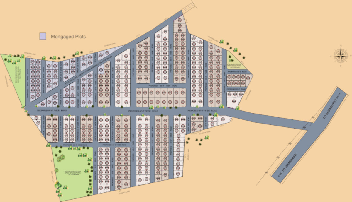  asr silpa woodside Layout Plan
