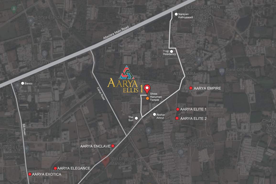  aarya ellis 1 Location Plan