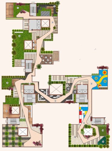  willow-estate Block 1, 2 Roof Cluster Plan