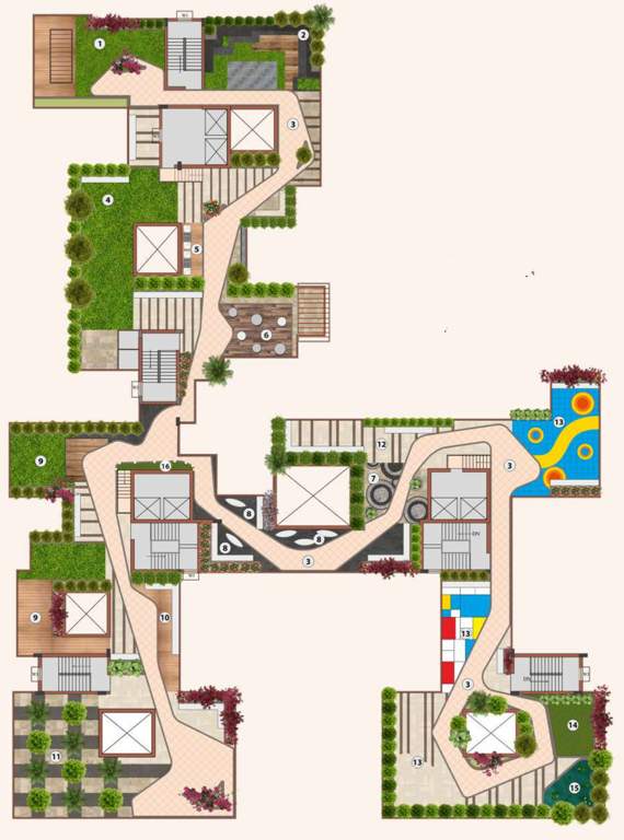  willow estate Block 1, 2 Roof Cluster Plan