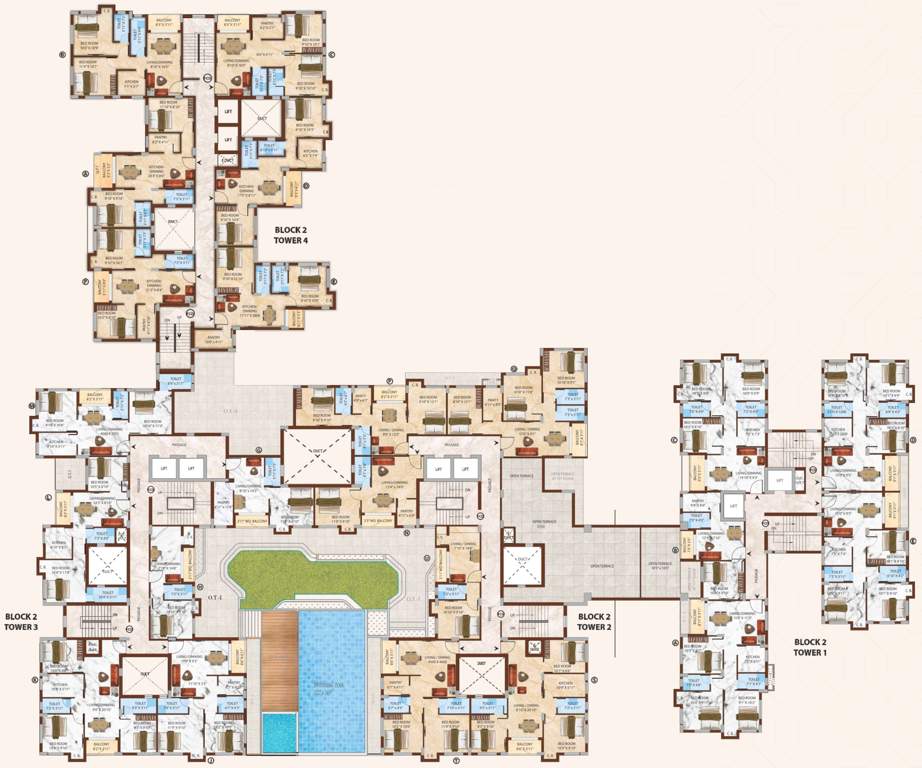  willow estate Block 2 Typical Cluster Plan