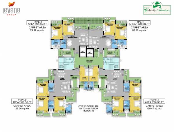  celebrity-medows-block-e Celebrity Medows Block E Cluster Plan