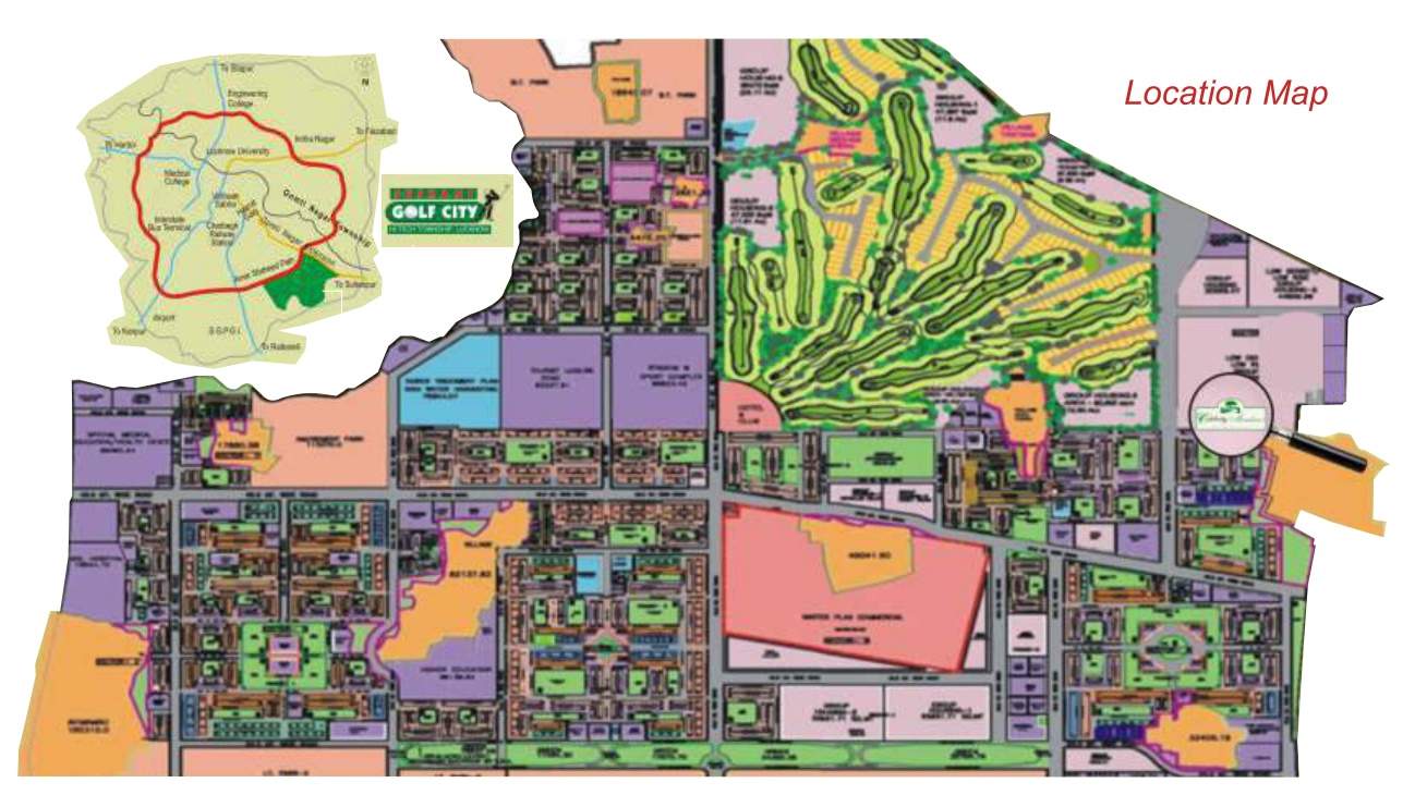  celebrity medows block e Location Plan