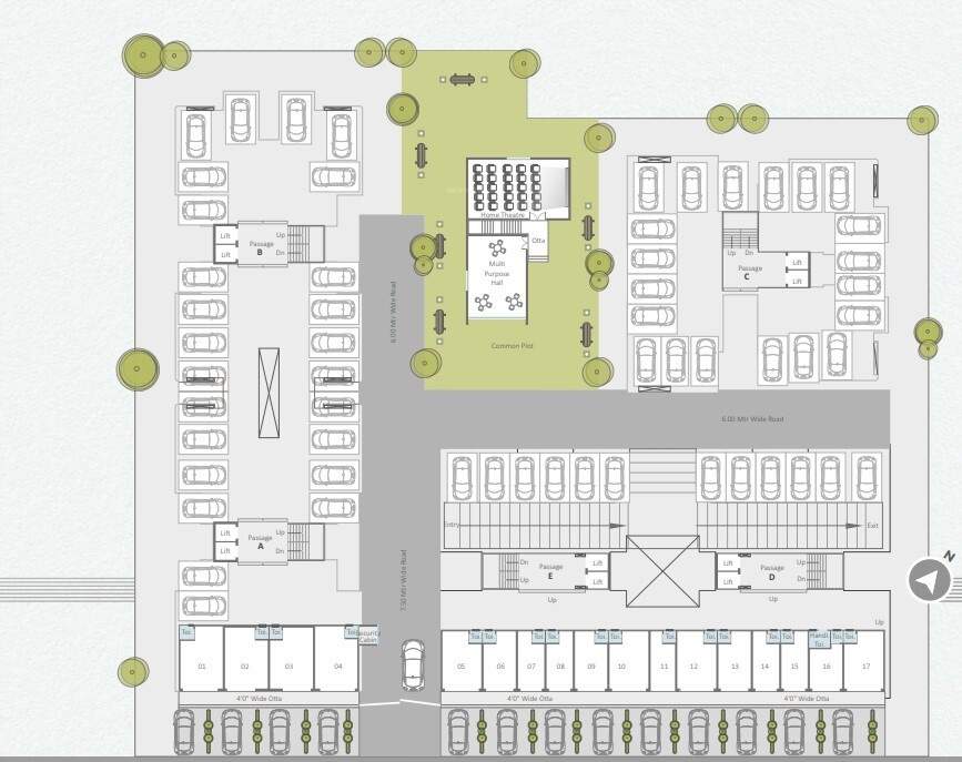  darshanam crest Cluster Plan