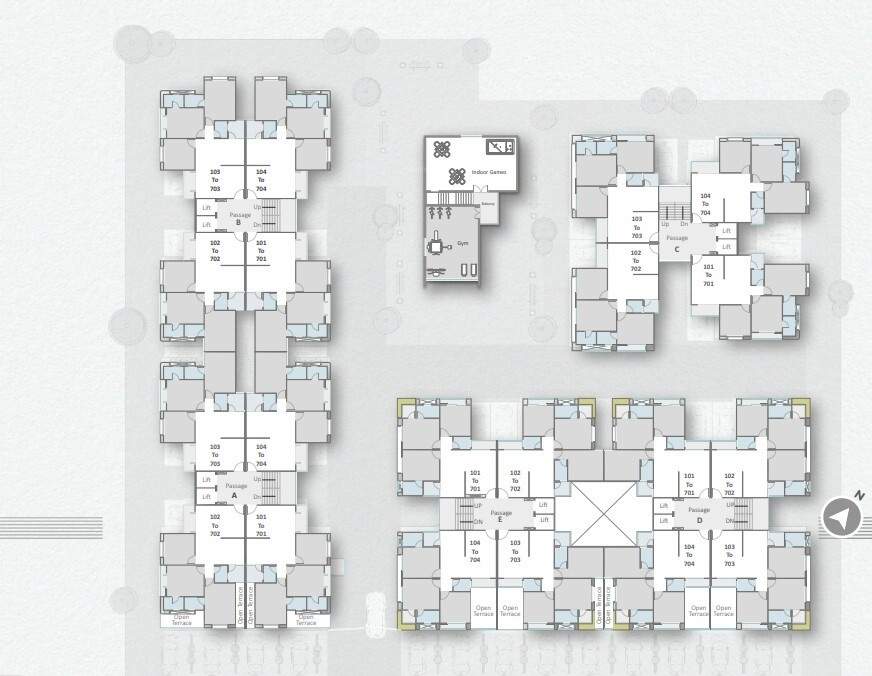  darshanam crest Cluster Plan