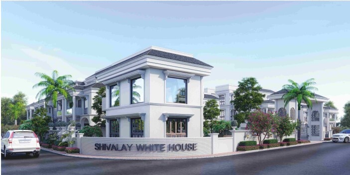  shivalay white house Elevation
