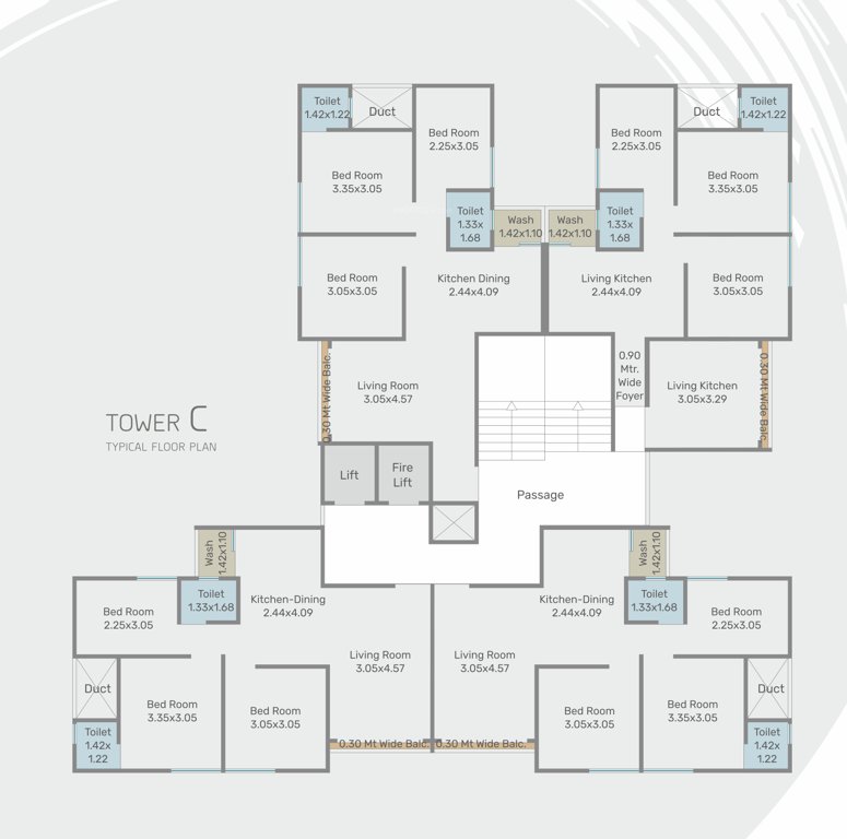  highlife C Typical Cluster Plan