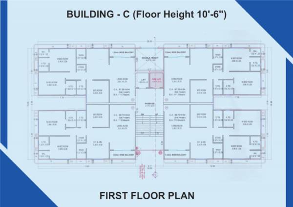 C Cluster Plan for 1st Floor nidhi-residency C Cluster Plan for 1st Floor
