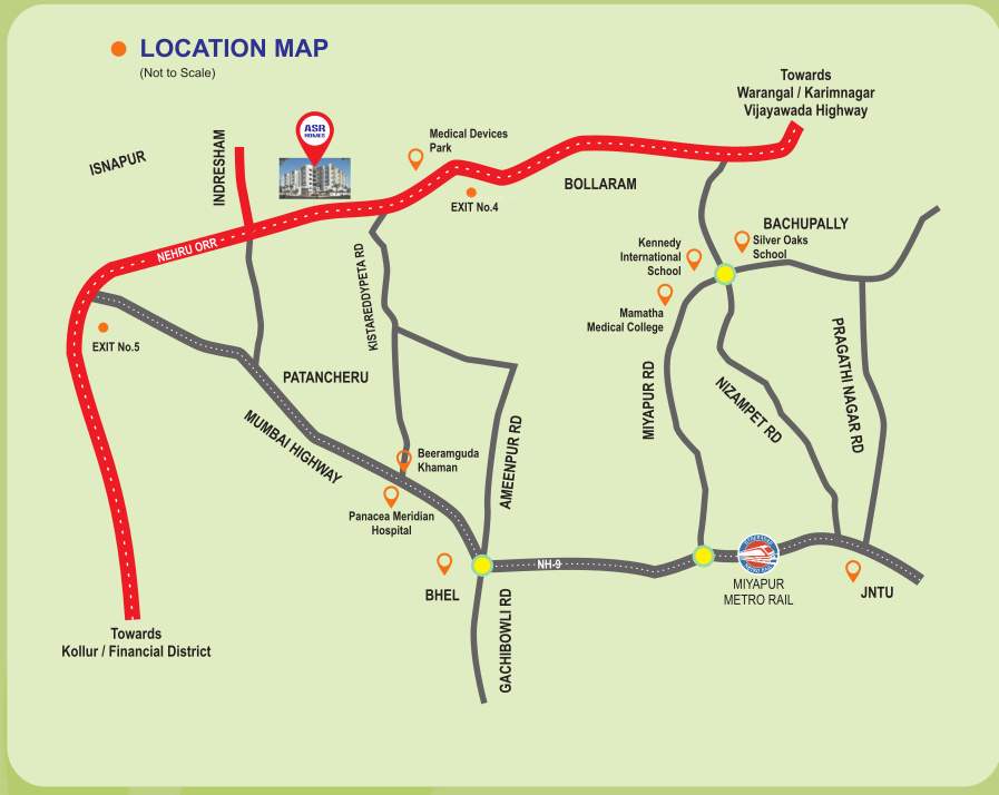  asr homes Location Plan