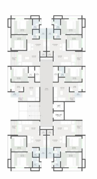  heights Heights Cluster Plan for 7th Floor