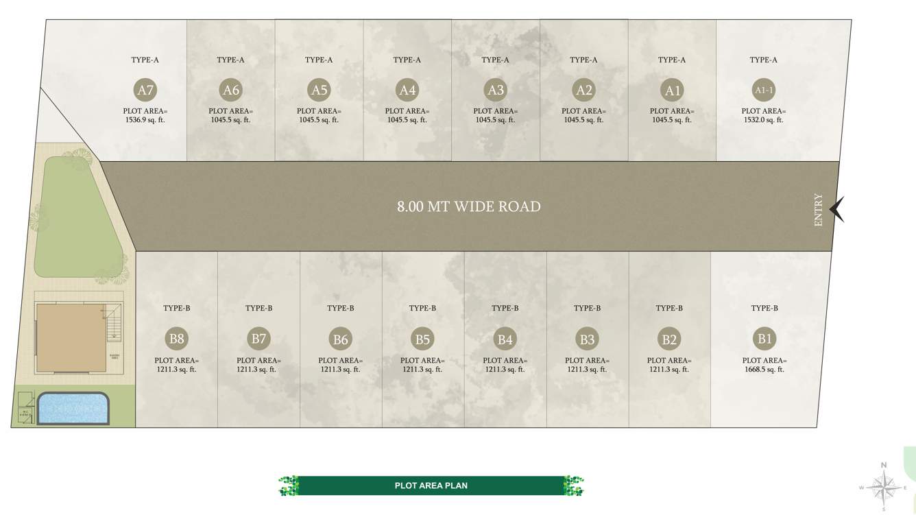  vraj green leaf 16 Layout Plan