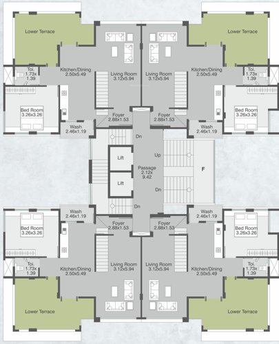 Block F Cluster Plan for 8th Floor posh-pavilion Block F Cluster Plan for 8th Floor