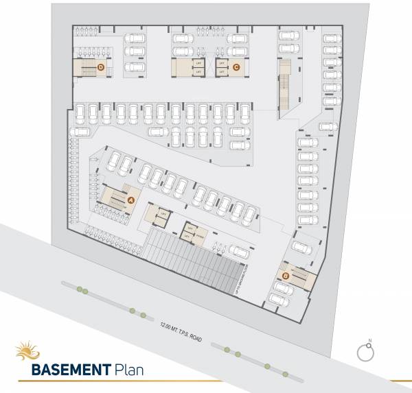  homes1 Block A, Block B, Block C And Block D Basement Cluster Plan