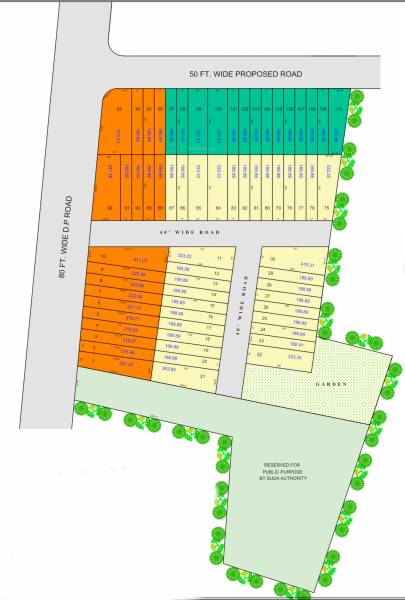  orange-embroidery-park Layout Plan