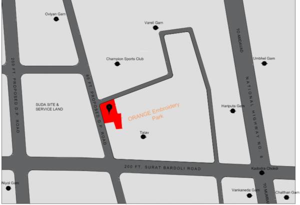  orange-embroidery-park Location Plan