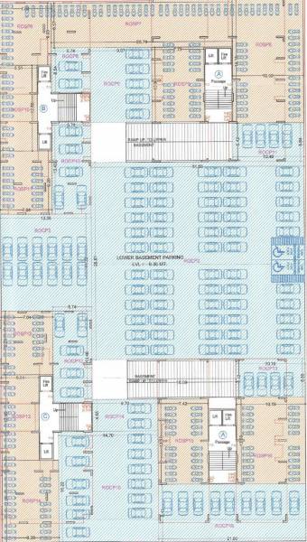 Block A, B,C and D Cluster Plan for Basement 1 samarth-2 Block A, B,C and D Cluster Plan for Basement 1