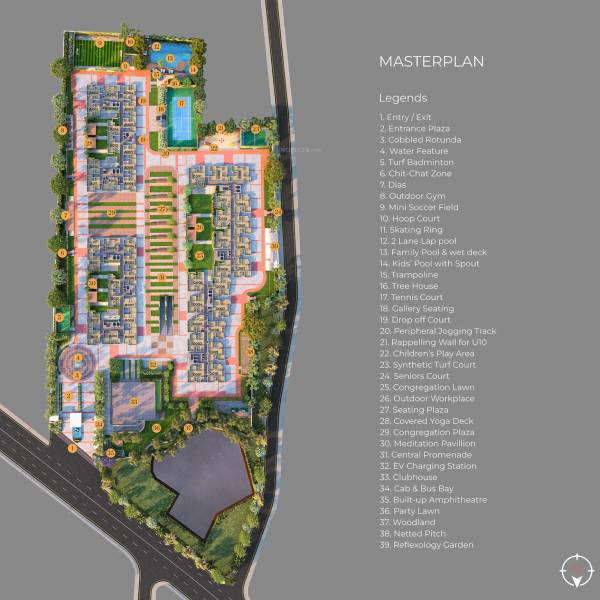 masterPlan of Nambiar Millennia