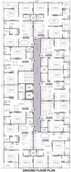  homes Homes Cluster Plan for ground Floor