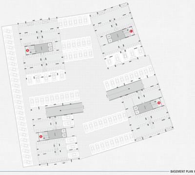  kiran-classic-towers-3 Block A, Block B, Block C, Block D Basement  Cluster Plan