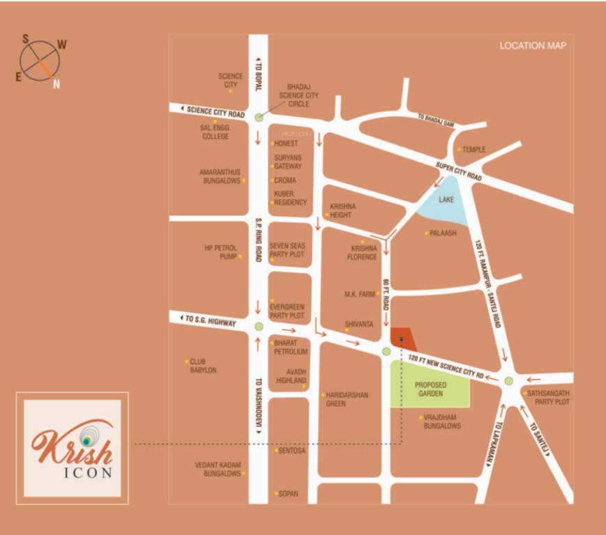  krish icon Location Plan