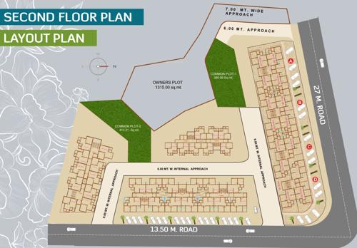  shree-siddheshwar-partheshwar Block A, B, C, D, E, F, G, H, I, J & K  Cluster Plan for 2nd Floor