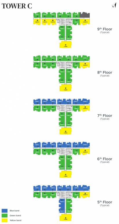 happinest kalyan 2 project a Tower C Cluster Plan