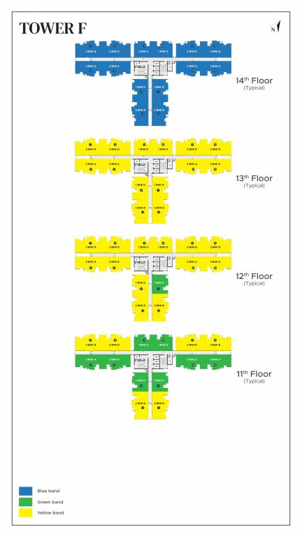  happinest kalyan 2 project a Tower F Cluster Plan