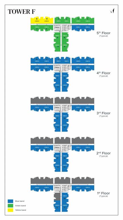  happinest kalyan 2 project a Tower F Cluster Plan