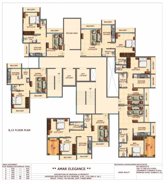 elegance Amar Elegance Cluster Plan