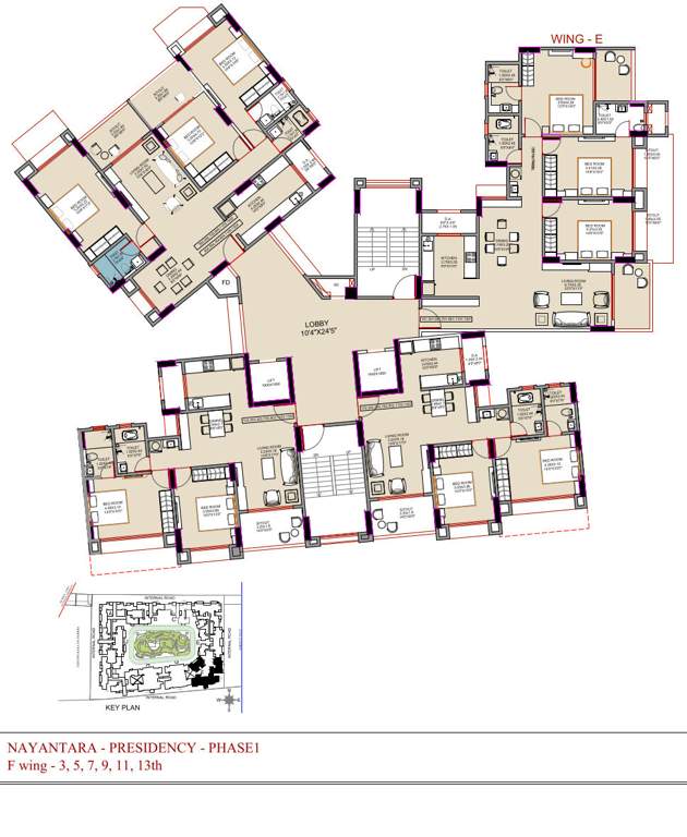  nayantara presidency Cluster Plan
