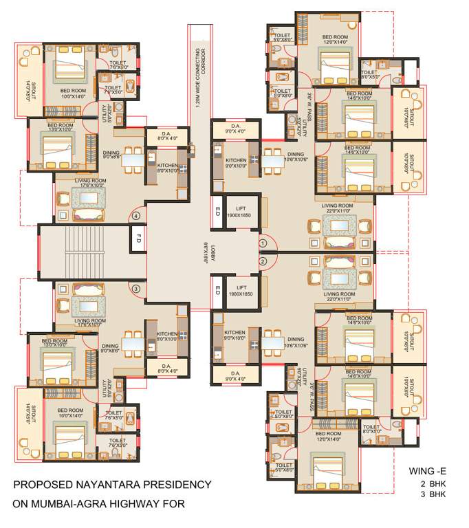 nayantara presidency Cluster Plan