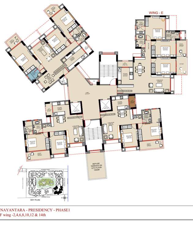  nayantara presidency Cluster Plan