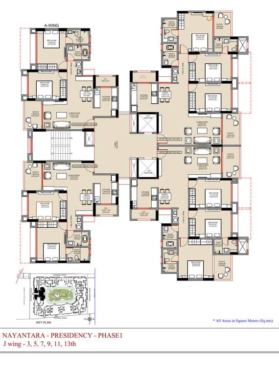  nayantara presidency Cluster Plan