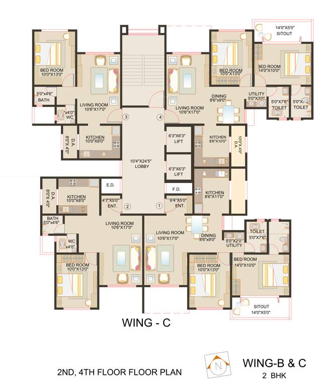  nayantara presidency Cluster Plan