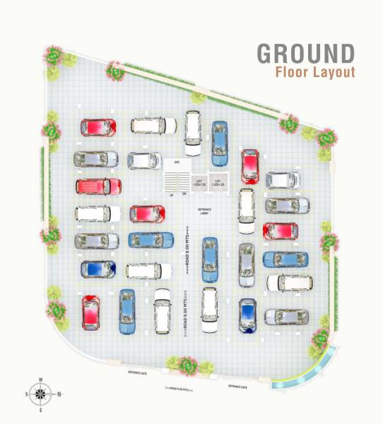Residency Cluster Plan for Ground Floor residency Residency Cluster Plan for Ground Floor